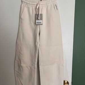 Everlane The ReTrack Barrel Sweatpant XXS, bone ecru